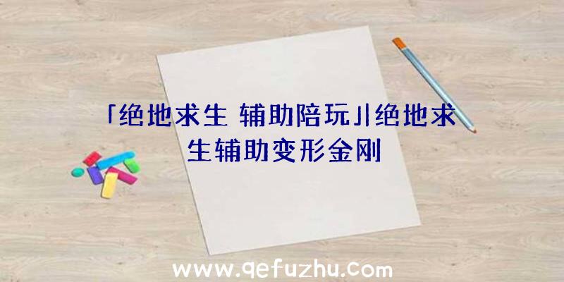 「绝地求生